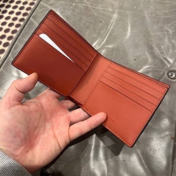 NWT COACH MEN'S BOXED 3 IN 1 WALLET GIFT SET IN SIG CANVAS WITH VARSITY STRIPE - Picture 4 of 6